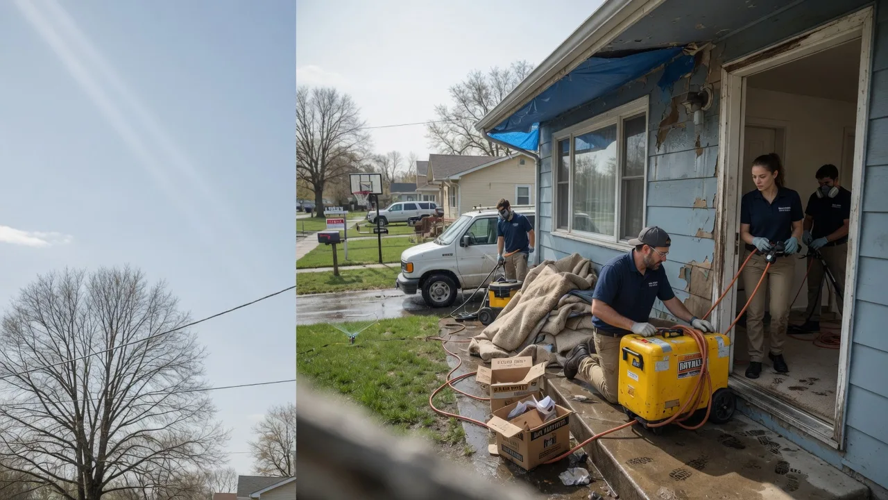 Basement Flood Cleanup in Liberty Center, IN near me
